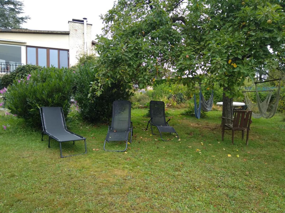 Villa Dinant La Bergeronnette Avec La Chaleur Du Feu De Bois Et Le Jardin Exterior foto